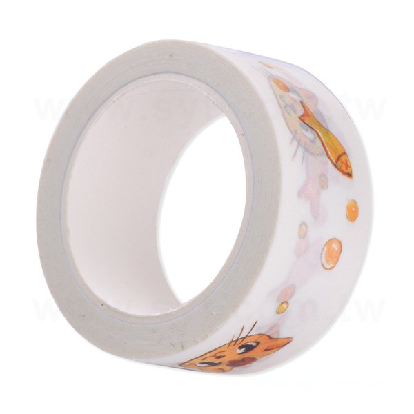 和紙膠帶製作-圓標貼紙包裝和紙膠帶