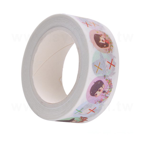 紙膠帶製作-圓標貼紙包裝紙膠帶