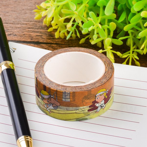 環保紙膠帶製作-圓標貼紙包裝紙膠帶