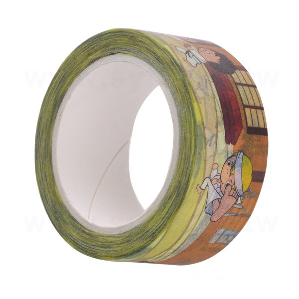 環保紙膠帶製作-圓標貼紙包裝紙膠帶