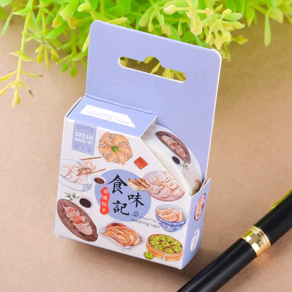 紙膠帶製作-圓標貼紙包裝紙膠帶