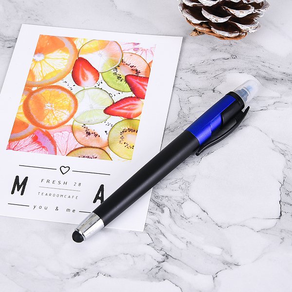 觸控筆-按壓式原子筆附螢光筆