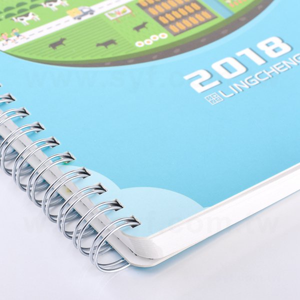 A5金麗卡彩色印刷精裝環裝筆記本