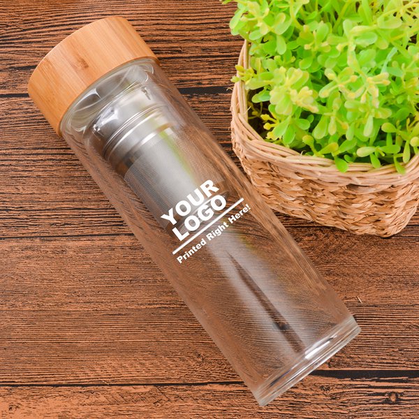 竹蓋雙層玻璃瓶