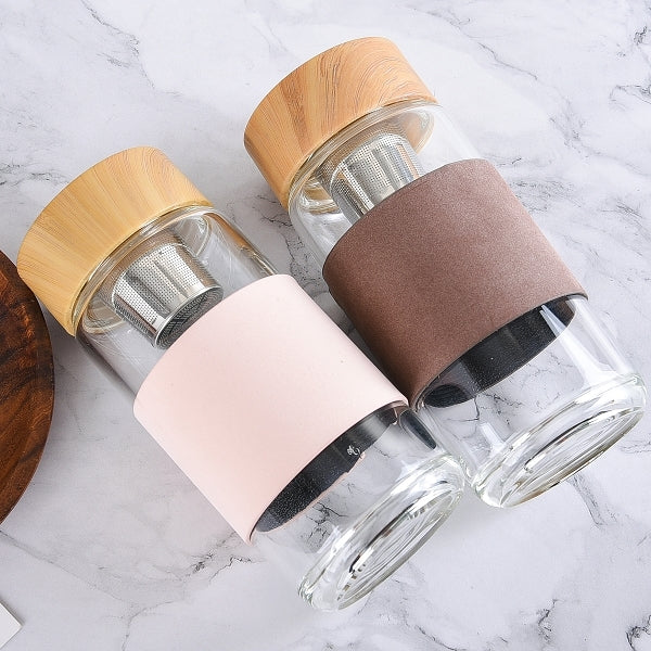 竹蓋耐熱玻璃杯