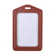 真皮單層識別證套豎式