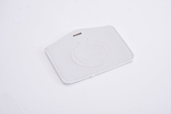 仿皮單層透明識別證皮套