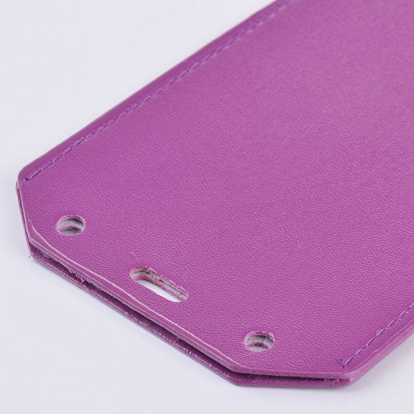 仿皮單層透明識別證皮套豎式