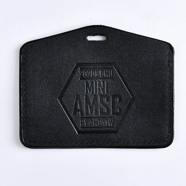 真皮單層識別證套