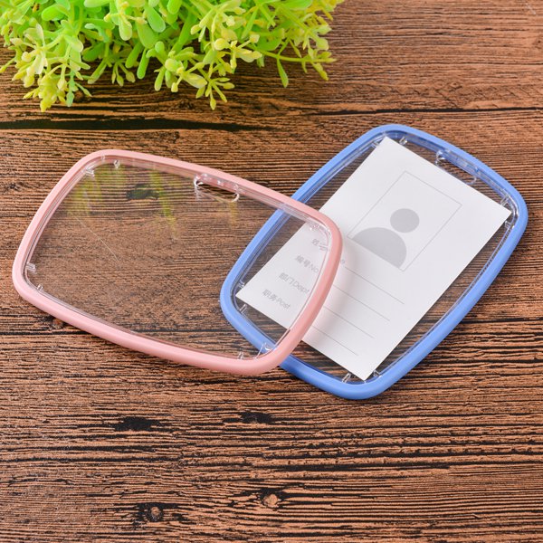 簡約時尚弧形設計2片IC卡壓克力材質