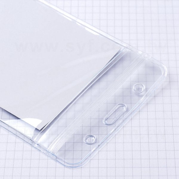 透明防水識別證套-豎式