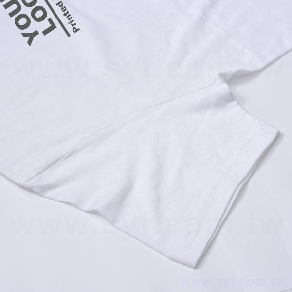 100%精梳棉圓領短袖T-Shirt