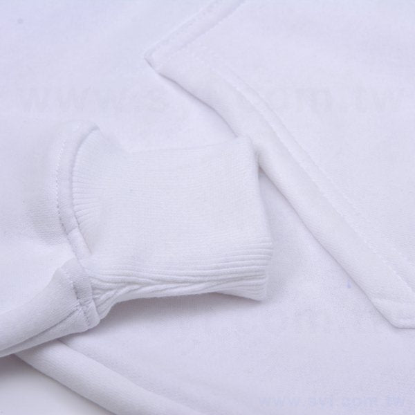 長袖CVC連帽拉鍊外套