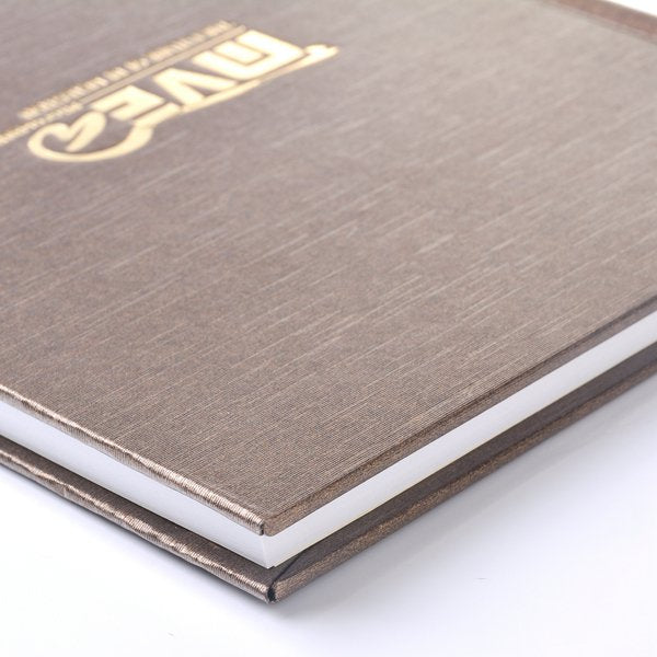 25K燙金珠光拉絲紋筆記本