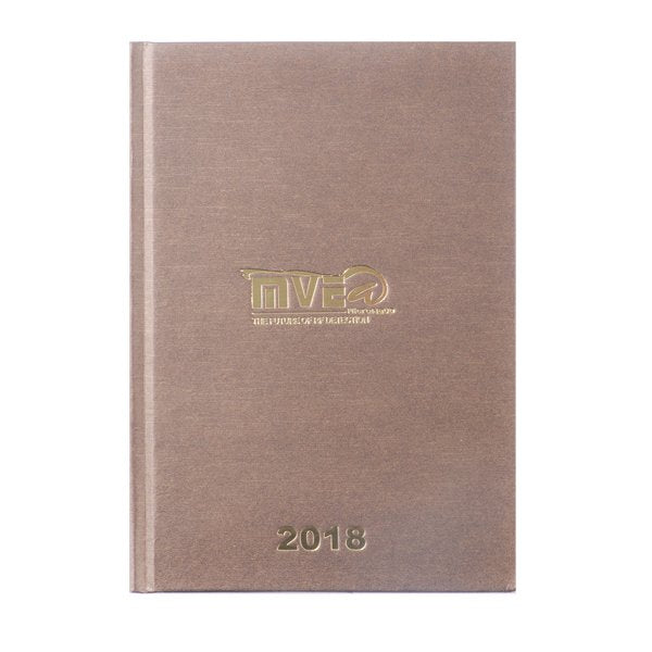 25K燙金珠光拉絲紋筆記本