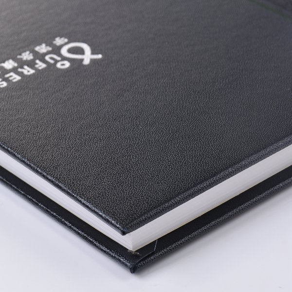 48K燙銀柔纹皮筆記本
