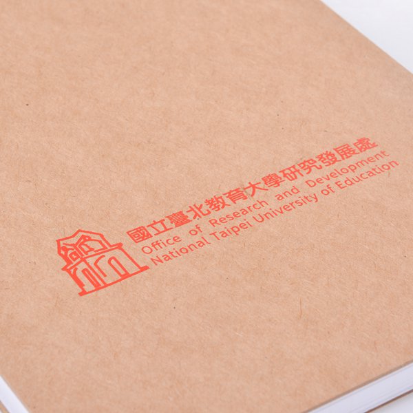 環裝牛皮燙紅精裝筆記本