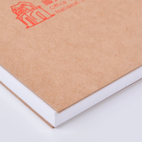 環裝牛皮燙紅精裝筆記本