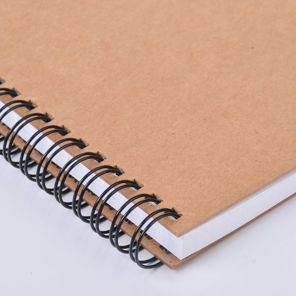 環裝牛皮燙紅精裝筆記本