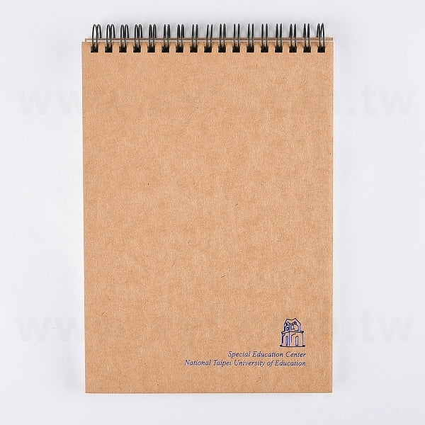 環裝牛皮燙紅精裝筆記本