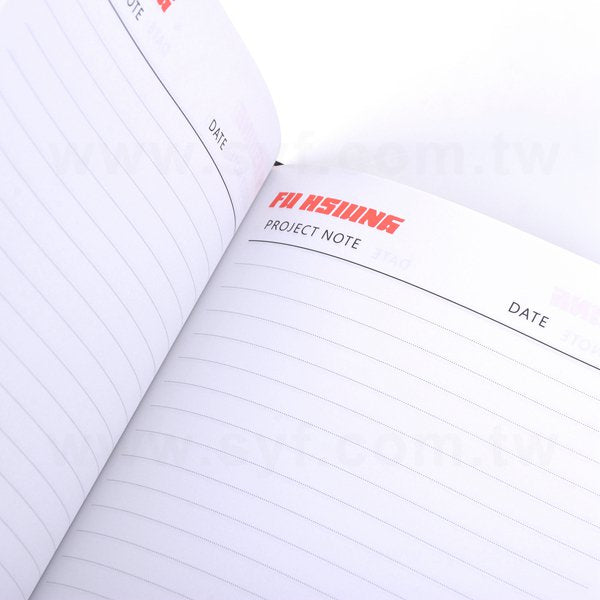 25K時尚精緻logo燙金PU筆記本