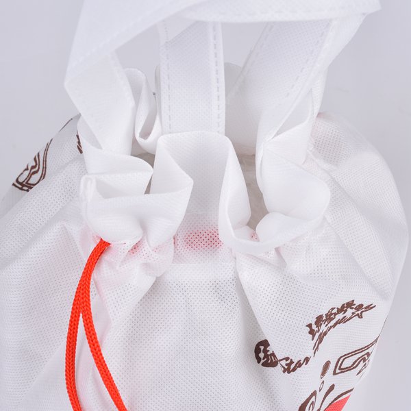 不織布手提束口船型袋