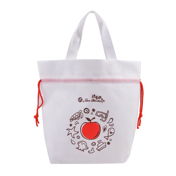 不織布手提束口船型袋