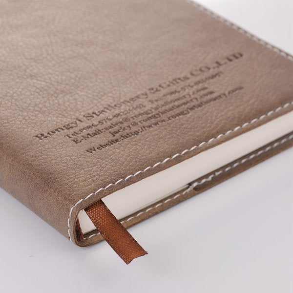 48K簡約時尚典雅壓紋工商日誌