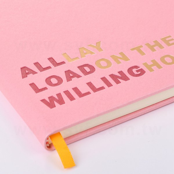 25K簡約壓紋燙金工商日誌