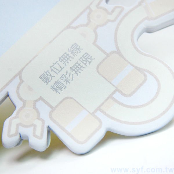 造型便利貼-內頁30張彩色印刷-封面單面彩色亮膜-N次貼