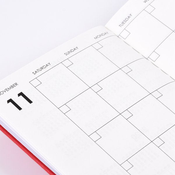 48K簡約壓紋燙金工商日誌