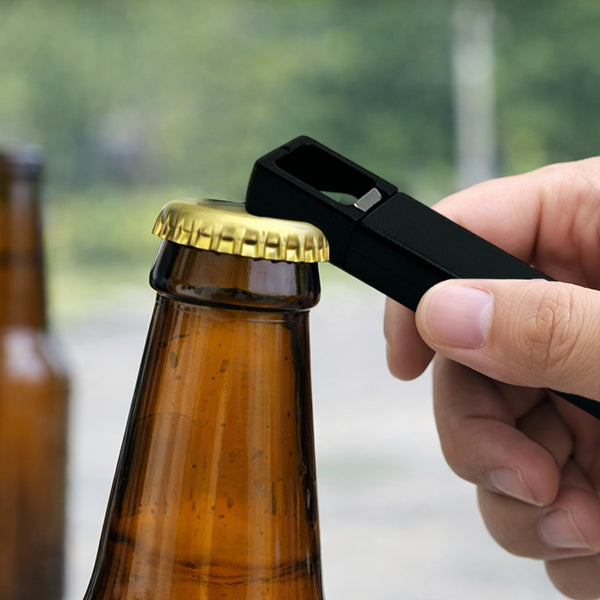 塑料T型螺旋式紅酒開瓶器-啤酒金屬片兩用開瓶器