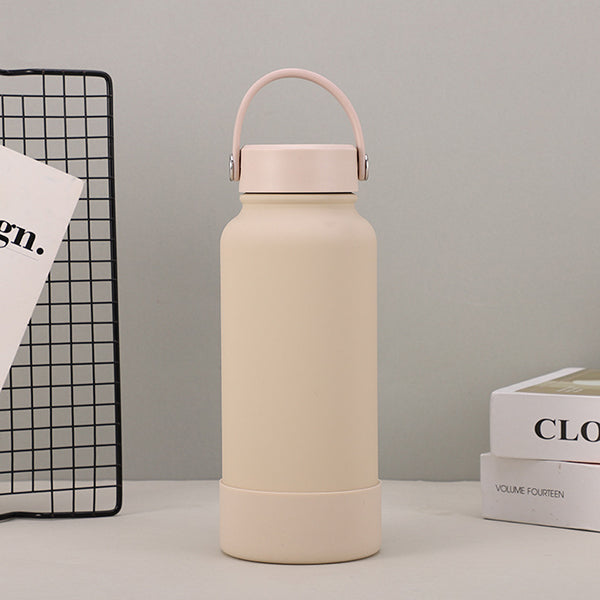 1200ml手提運動保溫瓶不鏽鋼水壺-304不銹鋼