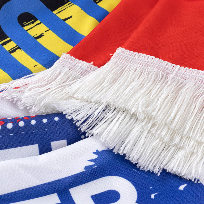 流蘇圍巾-120x15cm聚酯纖維-雙面彩色印刷