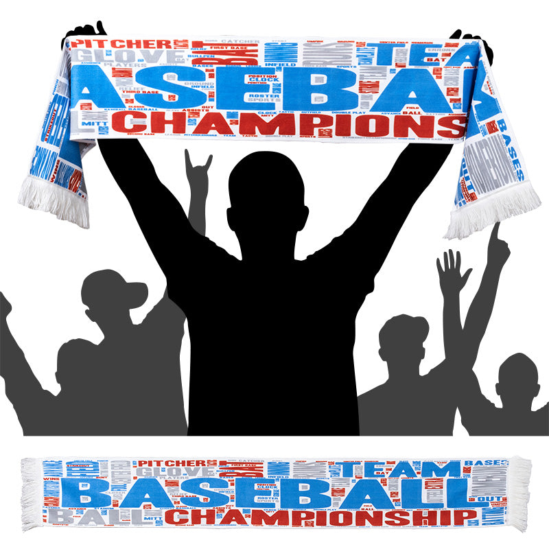 流蘇圍巾-135x20cm本白毛巾布-雙面彩色印刷