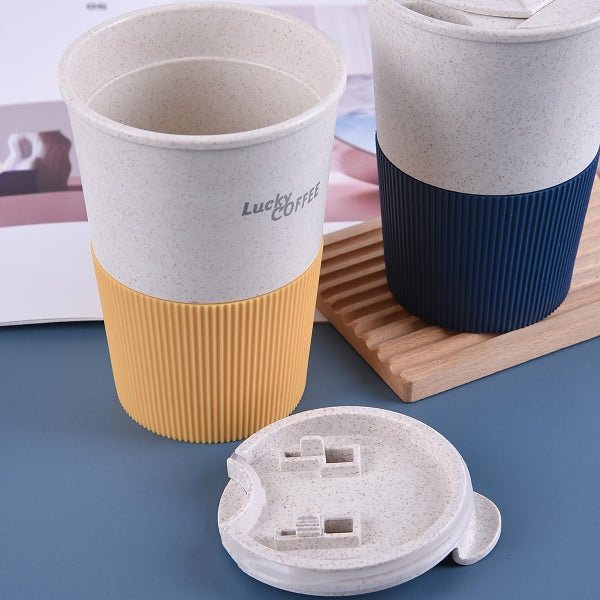 隨身小麥材質咖啡隨行杯