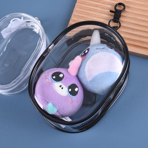 加厚pvc透明曬娃包-客製彩色印刷