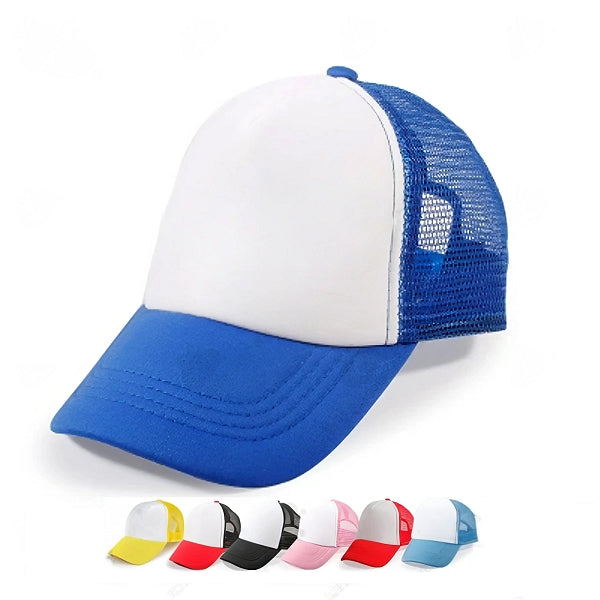 【少量客製】多彩網帽-復古卡車帽客製印刷