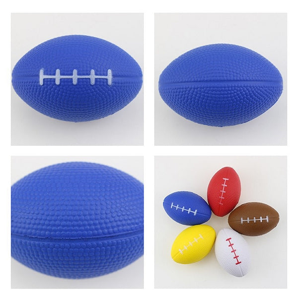 壓力球-中彈PU減壓球/橄欖球造型發洩球-可客製化印刷log