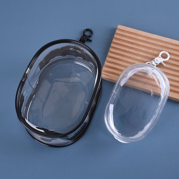 加厚pvc透明曬娃包-客製彩色印刷