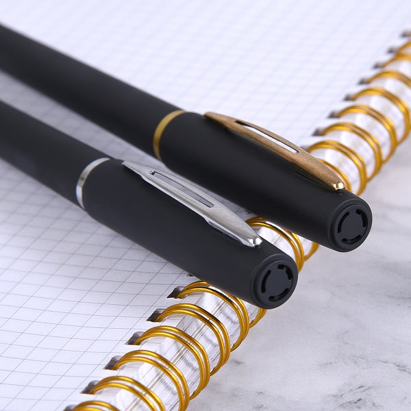 廣告筆-霧面半金屬防滑筆管禮品-單色中性筆-採購批發製作贈品筆