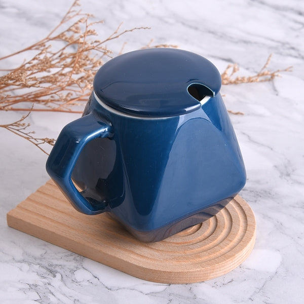 滿天星菱形陶瓷馬克杯350ml