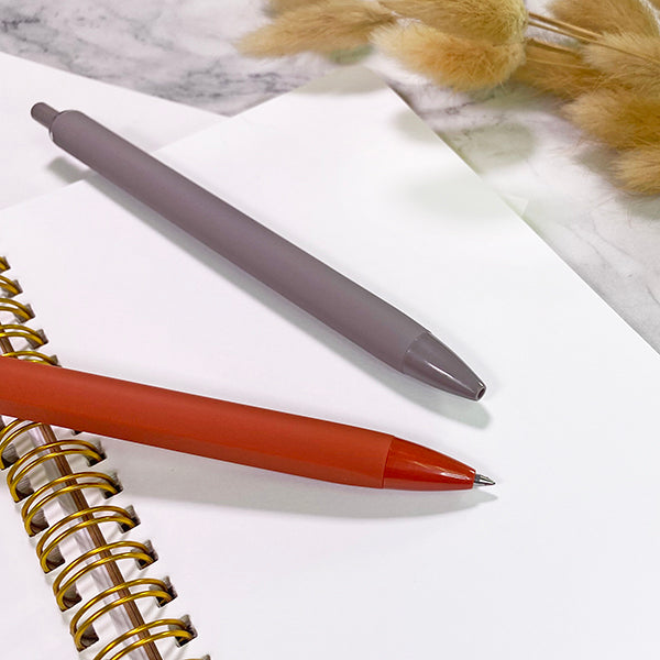 方桿ABS噴膠筆桿原子筆-按壓式廣告筆