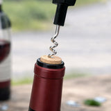 塑料T型螺旋式紅酒開瓶器-啤酒金屬片兩用開瓶器