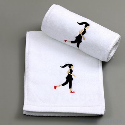刺繡運動毛巾