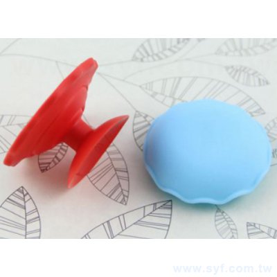 貝殼造型矽膠手機捲線器