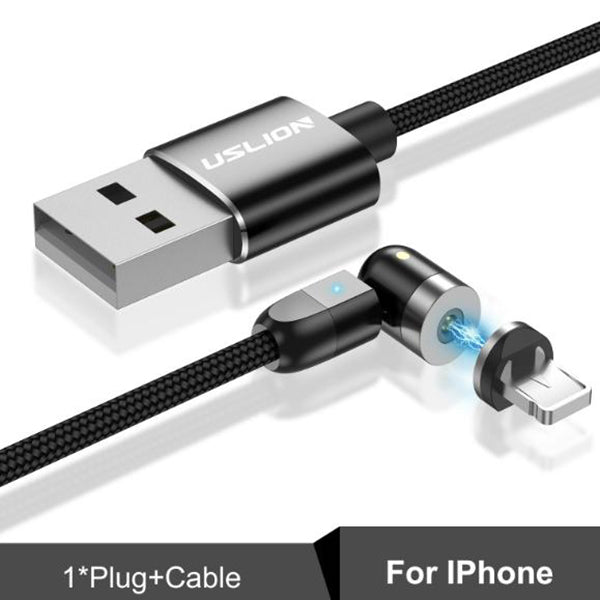 三合一磁吸接頭充電線