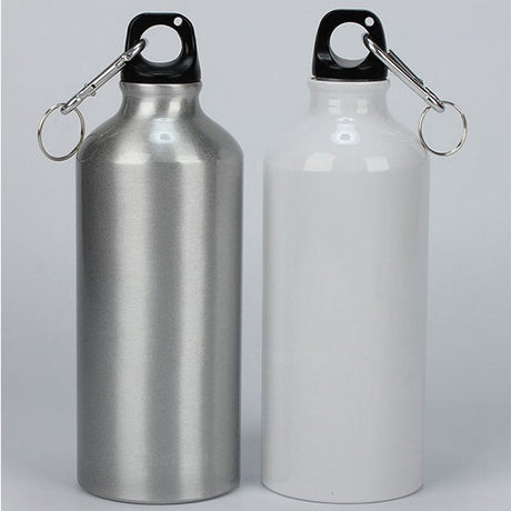 鋁製保溫杯-600ml旋轉式登山扣運動水壺