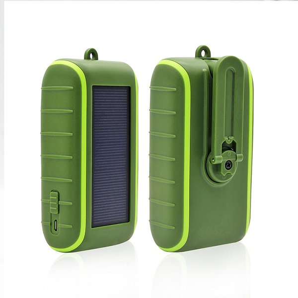 手搖太陽能行動電源-5400mAh