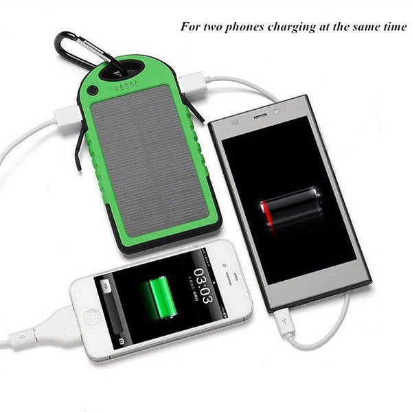5000mah防水太陽能行動電源